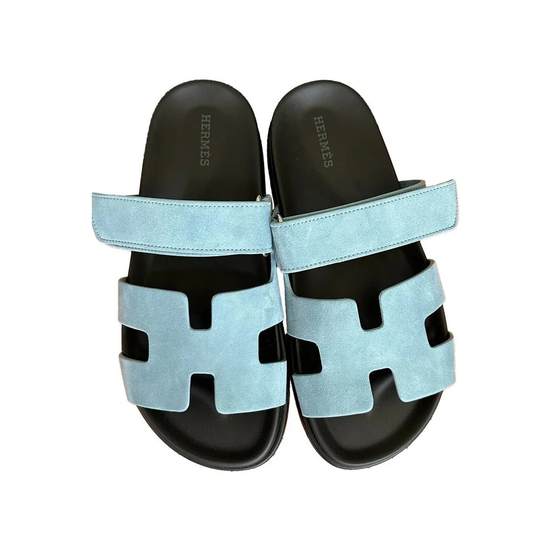 HERMÈS CHYPRE SANDAL LIGHT BLUE