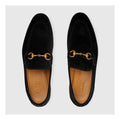 GUCCI JORDAAN LEATHER LOAFER BLACK (SUEDE)