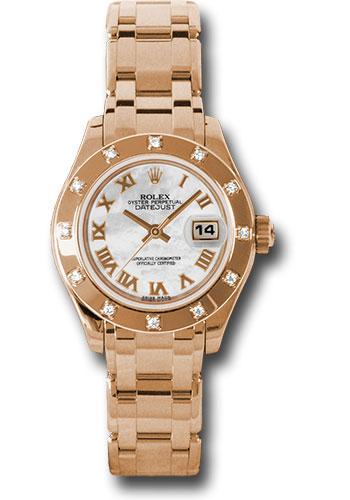 rolex-pink-gold-lady-datejust-pearlmaster-29-watch-12-diamond-bezel-mother-of-pearl-roman-dial-80315-mr