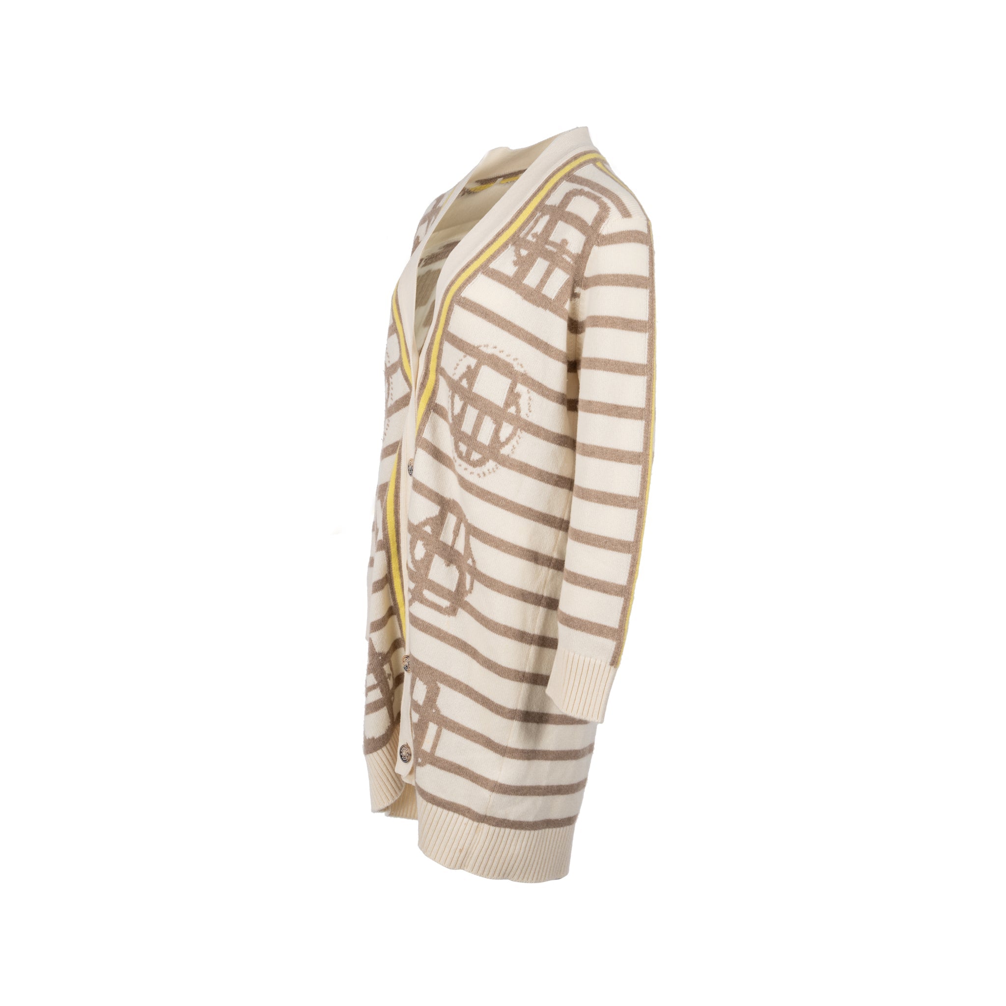 hermes-size-36-long-cardigan-cashmere-beige-yellow-brown