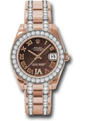 rolex-everose-gold-datejust-pearlmaster-34-watch-32-diamond-bezel-chocolate-roman-dial-81285-chodrdp