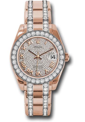 rolex-everose-gold-datejust-pearlmaster-34-watch-32-diamond-bezel-diamond-paved-roman-dial-81285-dprdp
