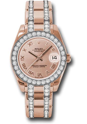 rolex-everose-gold-datejust-pearlmaster-34-watch-32-diamond-bezel-pink-roman-dial-81285-prdp