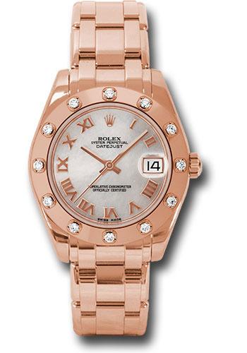 rolex-pink-gold-datejust-pearlmaster-34-watch-12-diamond-bezel-mother-of-pearl-roman-dial-81315-mr