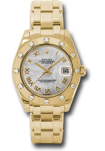 rolex-yellow-gold-datejust-pearlmaster-34-watch-12-diamond-bezel-white-mother-of-pearl-roman-dial-81318-mr