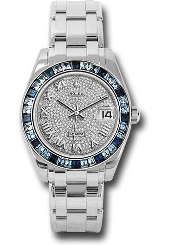 rolex-white-gold-datejust-pearlmaster-34-watch-12-blue-and-24-light-blue-sapphire-baguettes-bezel-diamond-paved-roman-dial-81349sa-dpr
