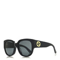 Gucci Square Sunglasses — Black – Acetate Frame GG0142SAN