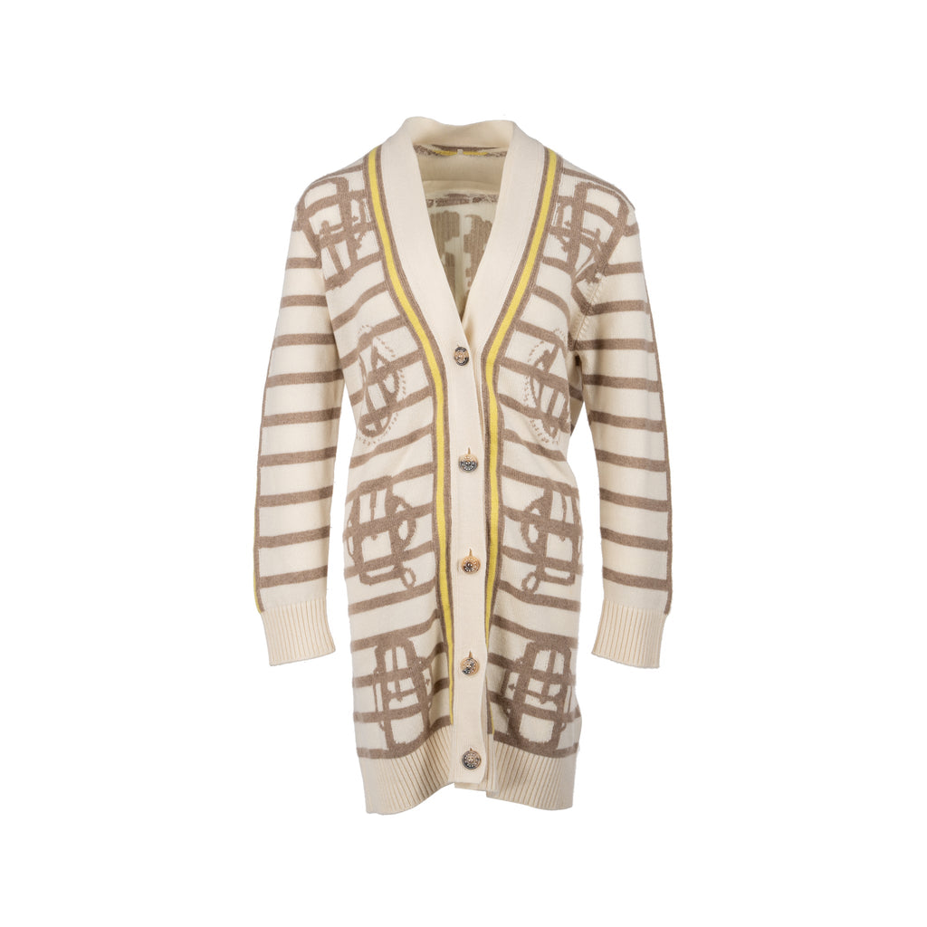 hermes-size-36-long-cardigan-cashmere-beige-yellow-brown