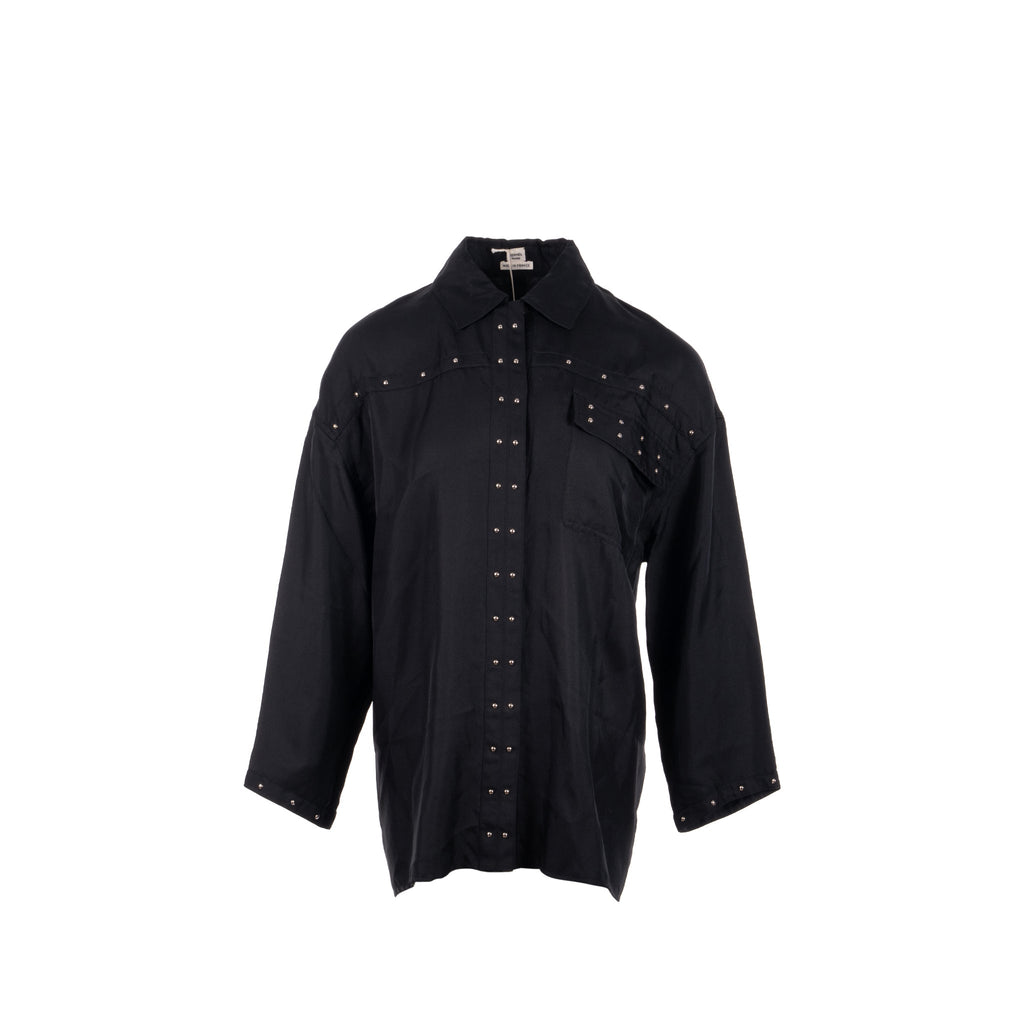 hermes-size-34-chemise-shirt-with-studs-details-silk-black