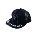 BAPE Double Visor Snap Back Mesh Cap 'Navy'