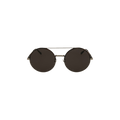 Bottega Veneta Round Frame Metal Sunglasses — Silver – BV0171S 30002466 001