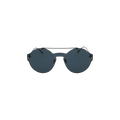 Bottega Veneta Round Frame Nylon Sunglasses — Grey