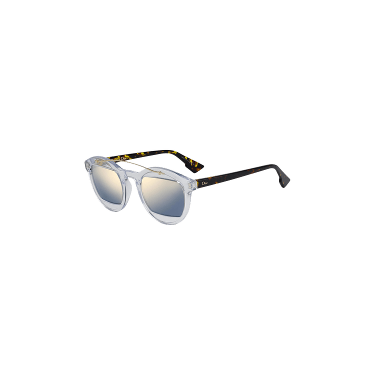 Dior Round Frame Acetate Sunglasses — Brown – MANIA1 0LWP