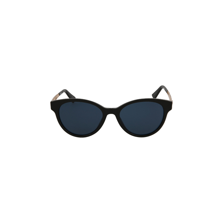 Dior Round Frame Acetate Sunglasses — Black