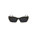 Dior Rectangle Frame Acetate Sunglasses — Grey