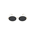 Dior Oval Metal Sunglasses — Black