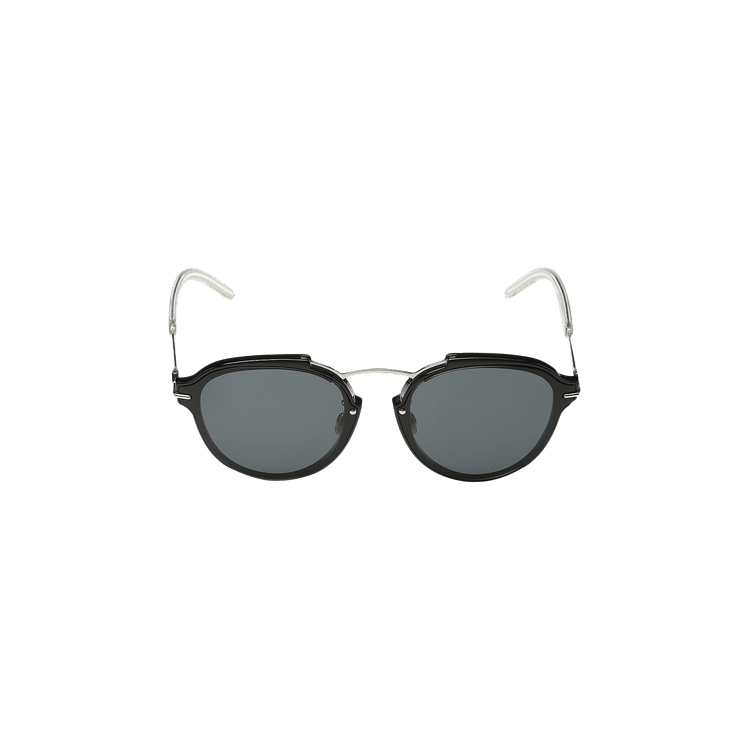 Dior Round Frame Metal Sunglasses — Silver