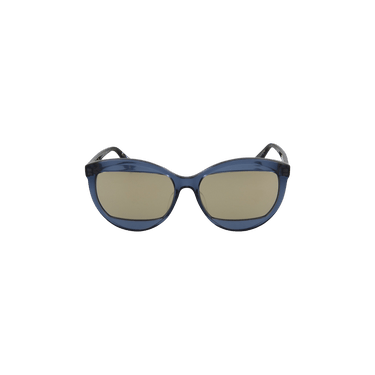 Dior Round Frame Acetate Sunglasses — Blue
