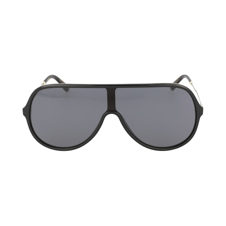 Gucci Square Rectangle Sunglasses — Brown