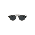 Gucci Round Acetate Sunglasses — Black