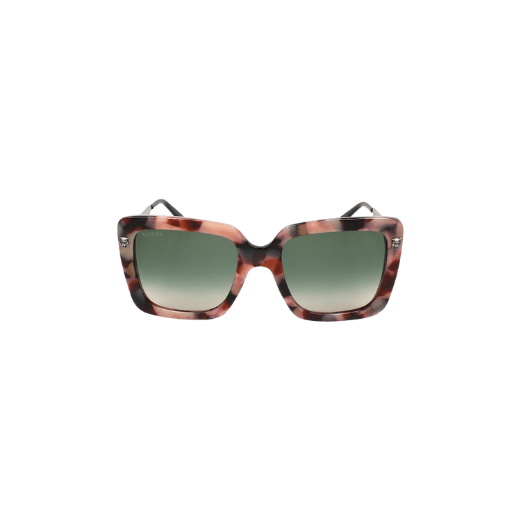Gucci Square Rectangle Sunglasses — Pink