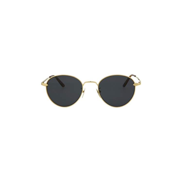 Gucci Round Titanium Sunglasses — Gold – 003