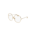 Gucci Oval Metal Sunglasses — Gold