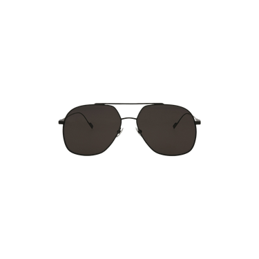 Saint Laurent Aviator Titanium Sunglasses — Black