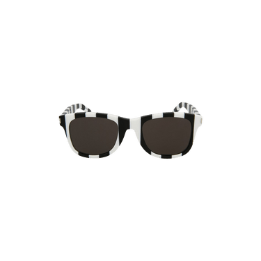 Saint Laurent Square Frame Acetate Sunglasses — Multi-Color