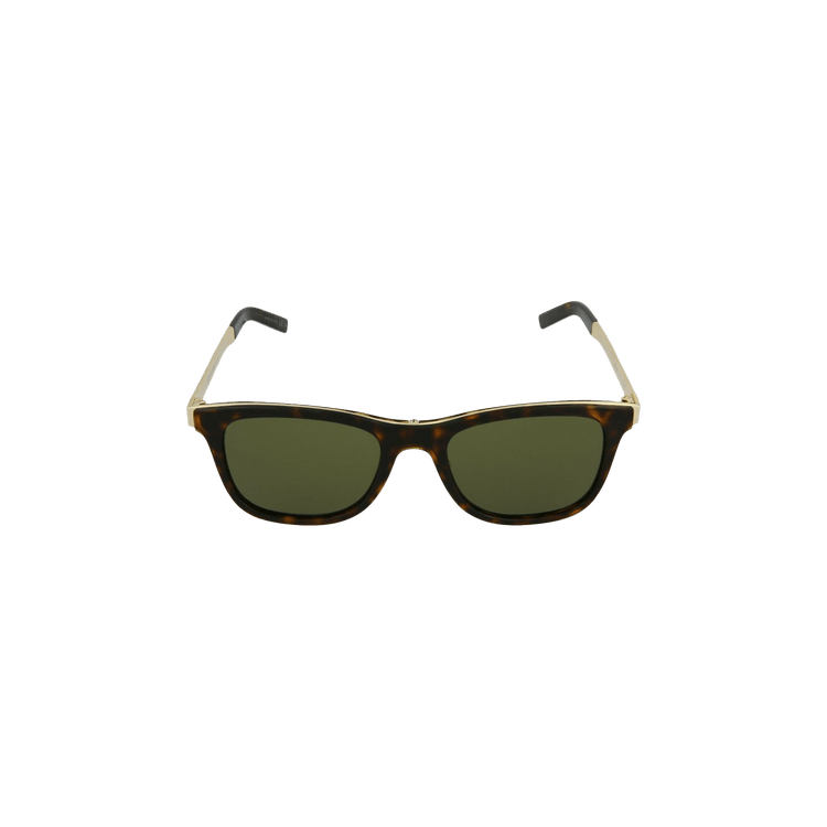 Saint Laurent Square Frame Acetate Sunglasses — Brown – SL51COMBI 30001898 004