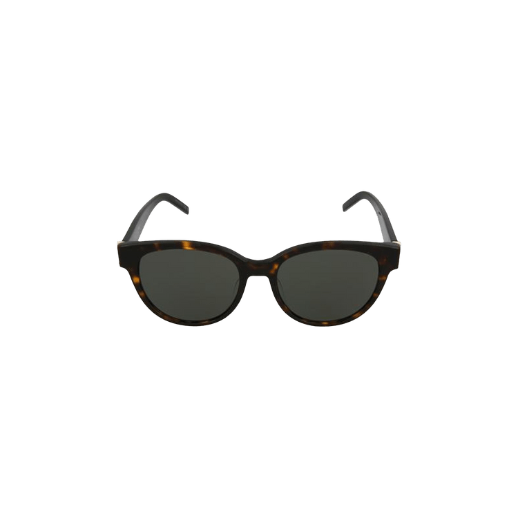 Saint Laurent Round Frame Acetate Sunglasses — Brown – SLM29F 30006098 004