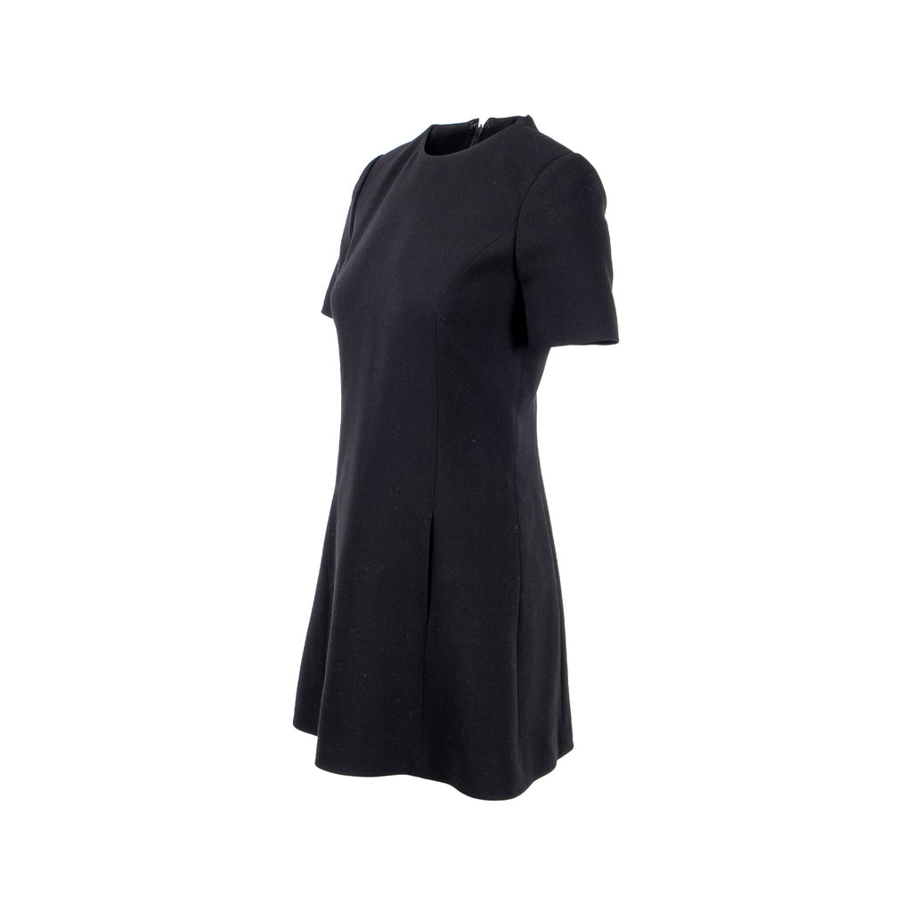 saint-laurent-size-38-dress-wool-silk-black