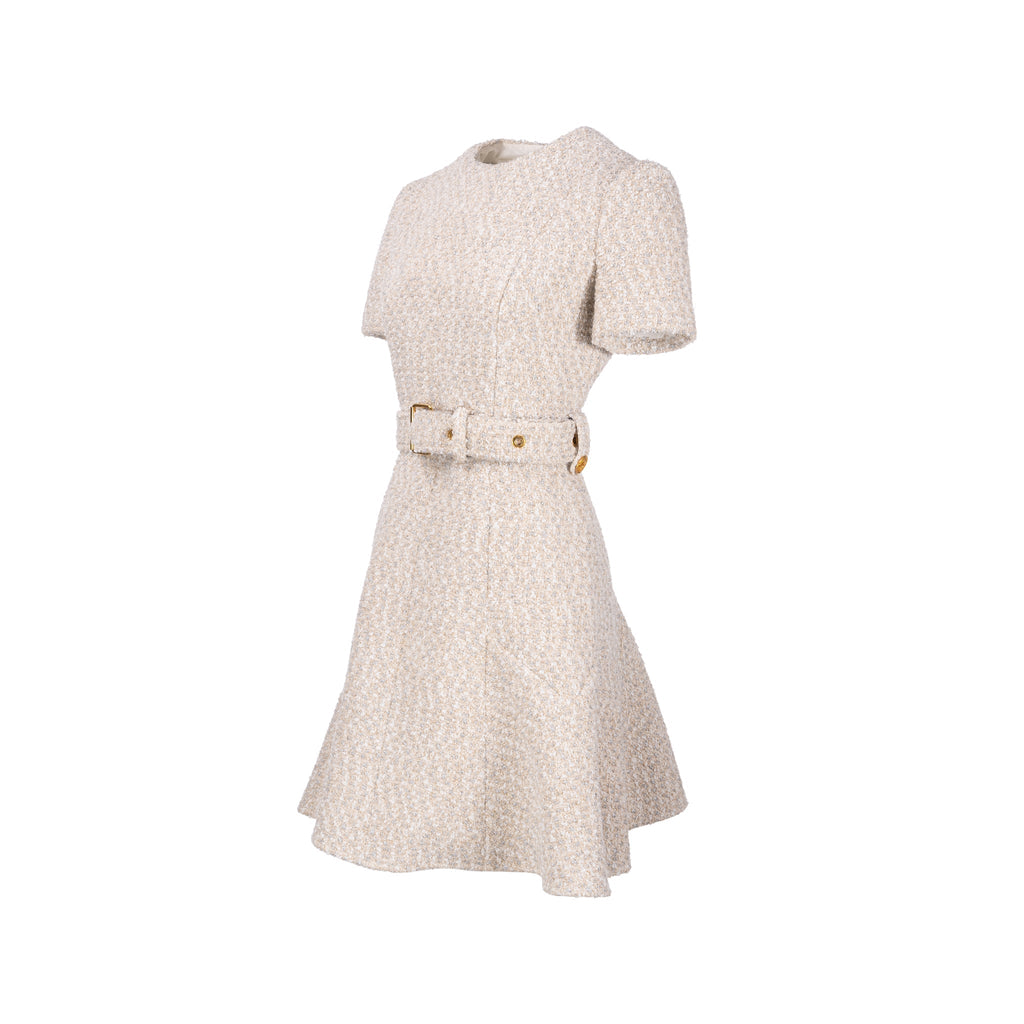 louis-vuitton-size-34-tweed-dress-cream-silver