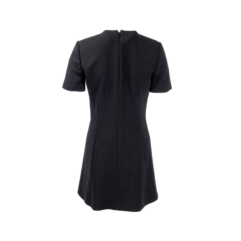 saint-laurent-size-38-dress-wool-silk-black