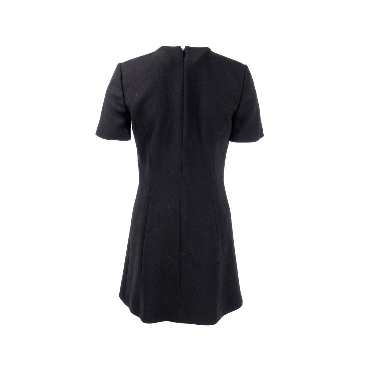saint-laurent-size-38-dress-wool-silk-black