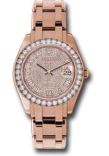 rolex-everose-gold-datejust-pearlmaster-39-watch-36-diamond-bezel-diamond-paved-roman-dial-86285-dpr