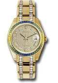 rolex-yellow-gold-datejust-pearlmaster-39-watch-48-blue-to-green-gradient-baguette-cut-sapphires-bezel-18k-yellow-gold-diamond-paved-dial-86348sablv-dpdb