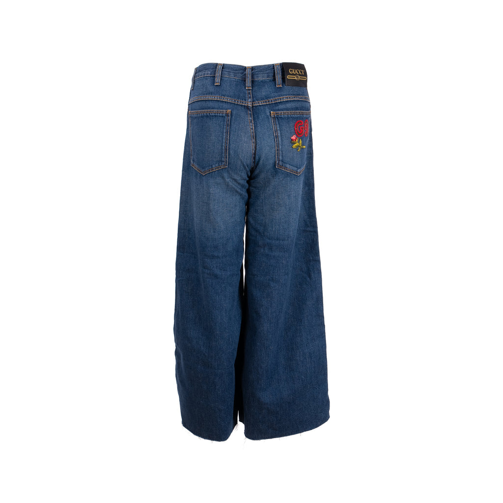 gucci-size-24-embellished-crop-wide-leg-denim-jeans-with-knit-patches-cotton-blue