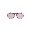 Gucci Aviator-Style Metal Sunglasses — Black