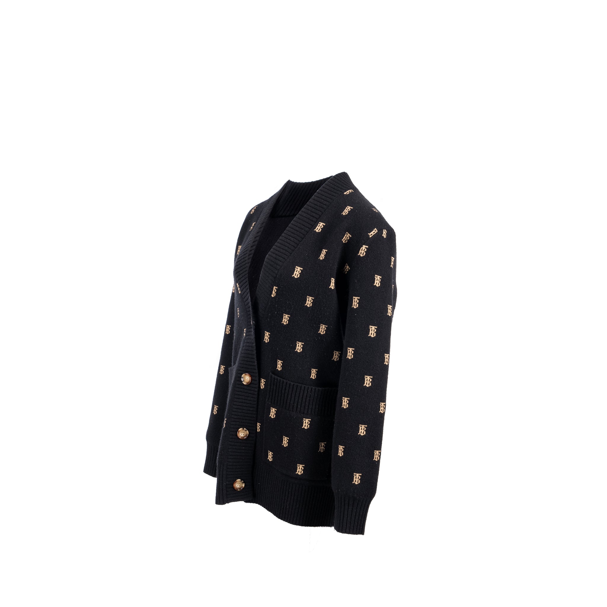 burberry-size-s-palena-tb-monogram-cardigan-wool-black-beige