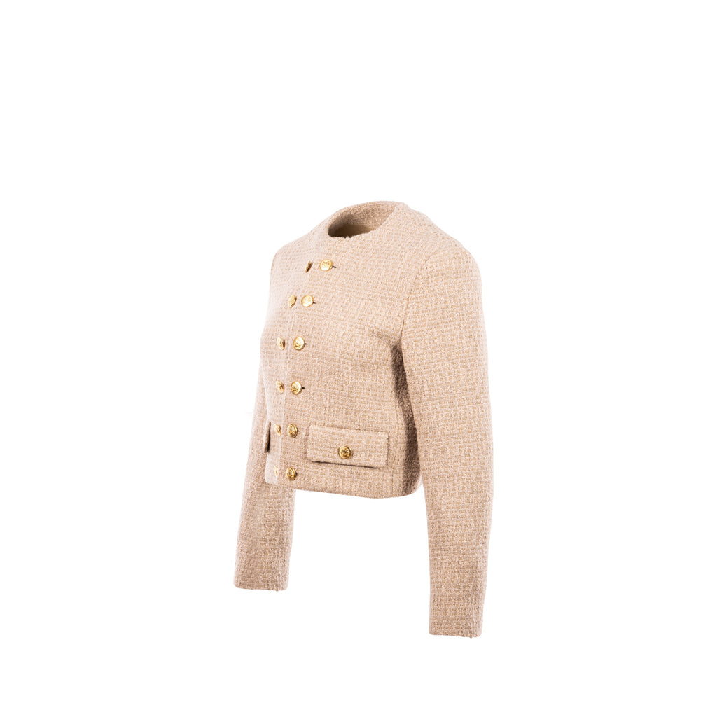 celine-size-34-chasseur-jacket-in-braided-boucle-tweed-corde-beige
