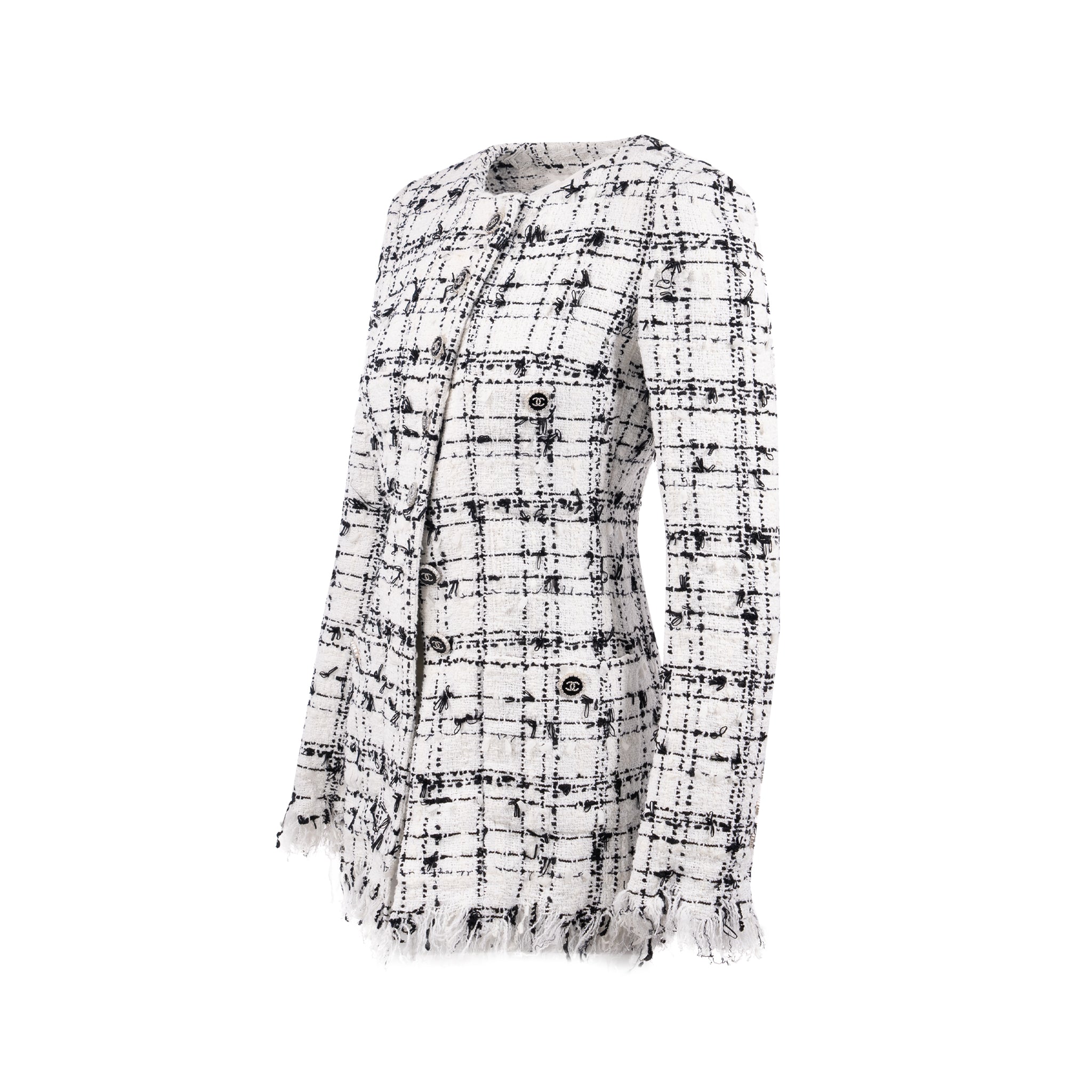 chanel-size-34-tassel-tweed-jacket-cotton-white-black