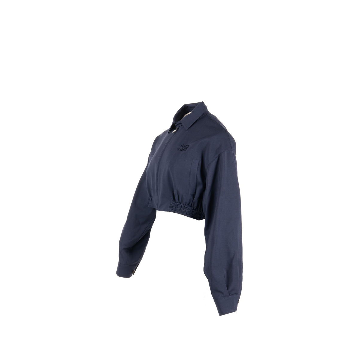 miu-miu-size-36-cropped-blouson-jacket-virgin-wool-mohair-navy-1