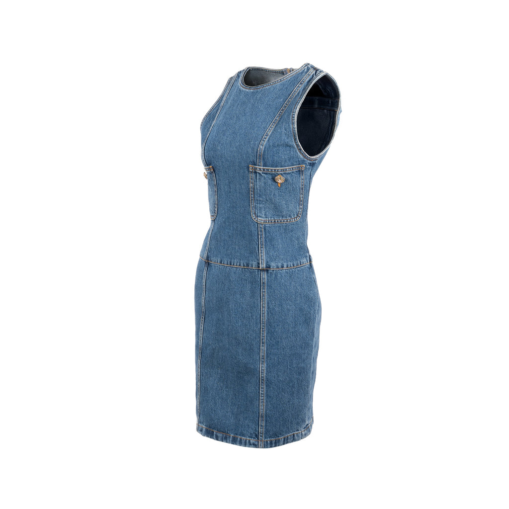 chanel-size-34-22k-detailed-button-denim-dress-cotton-blue
