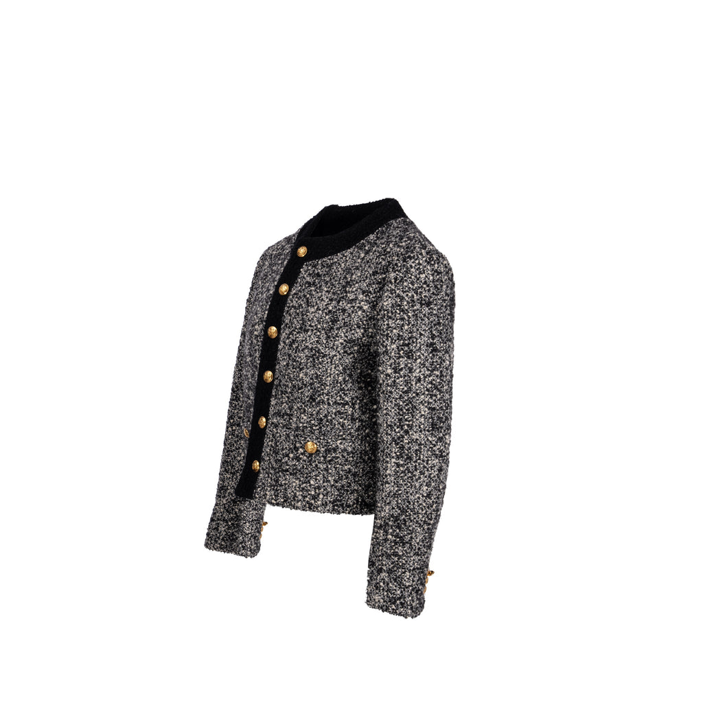 celine-size-40-tweed-button-jacket-wool-polyamide-black-grey-copy-1