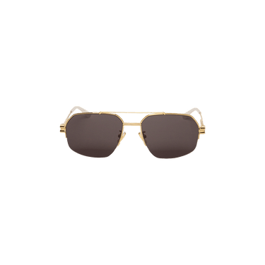 Bottega Veneta Aviator Sunglasses — Gold – BV1127S002
