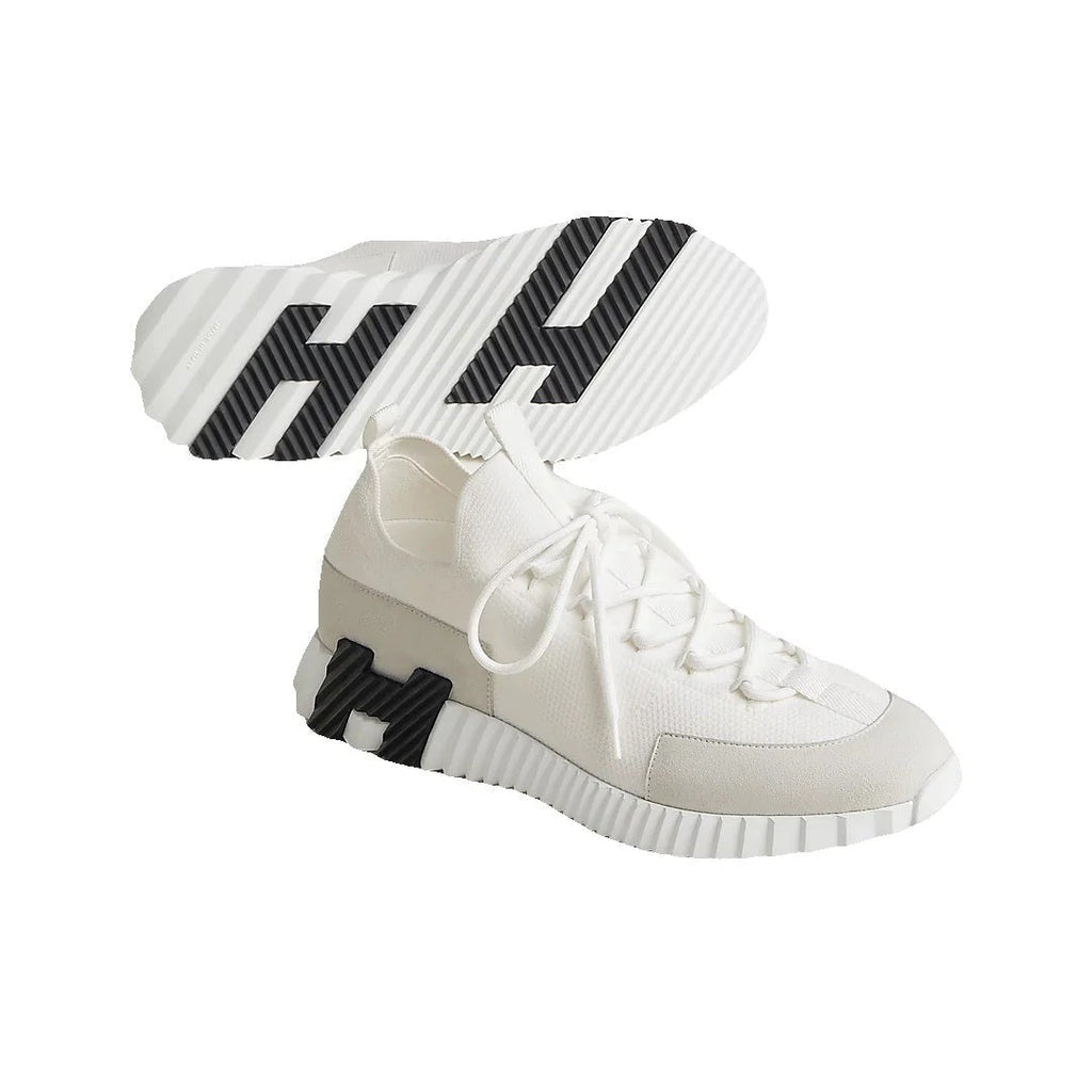 HERMÈS LIFT SLIP-ON SNEAKER WHITE & BLACK