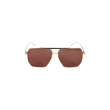 Bottega Veneta Sunglasses — Gold – BV1012S 005 60 M