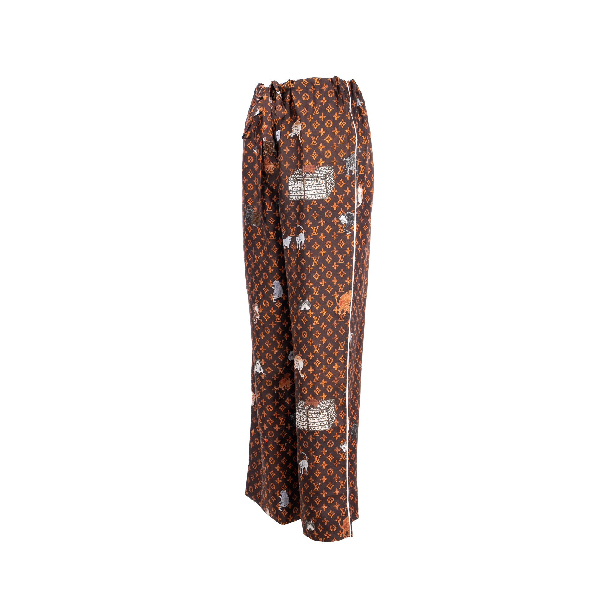 louis-vuitton-size-38-pyjamas-pants-silk-brown-multicolour