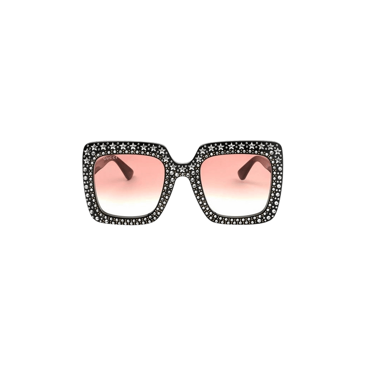 Gucci Square Frame Acetate Sunglasses — Black – GG0148S 30001641 005